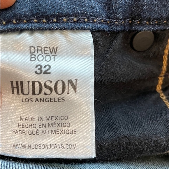 Hudson Jeans Drew Boot Deep Indigo Denim size 32 - Picture 5 of 5